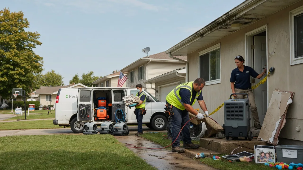 Water Damage Restoration in Elmwood Park, IL near me